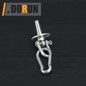 Ejercitador de fuerza de brazo para tirar hacia arriba con el dedo profesional de acero inoxidable 304, entrenador de cuerda con rodamiento de peso con pasador de carga - Product Image 5