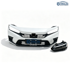 Parachoques de <span class=keywords><strong>segunda</strong></span> mano original de fábrica para <span class=keywords><strong>Honda</strong></span> <span class=keywords><strong>Civic</strong></span> de 11ª generación con kit de parachoques con rejilla, faros LED y alerón delantero. - Product Image 1