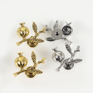 Creative New Chinese Style Zinc Alloy Pomegranate Plum Blossom Branch Handle for Modern Wardrobes Drawers Cabinets - Product Image 1