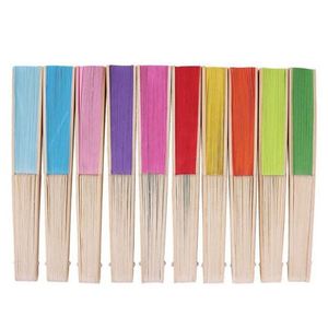 Blank Bamboo Hand Fan White <b>Paper</b> Folding Fan for DIY Painting Calligraphy - Product Image 3