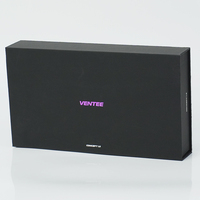 Boîte en papier de luxe recyclable noire avec logo personnalisé avec fermeture Boîte cadeau magnétique Boîte d'emballage rigide aimantée