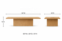 Table basse américaine haut de gamme en chêne massif, taille personnalisable, table de salon de luxe avec étagère de rangement ouverte