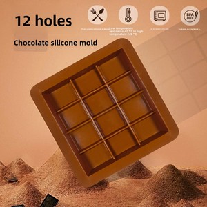 Moldes de Silicona para Barras de Chocolate, Fáciles de Desmoldar, Duraderos, Antiadherentes, para Repostería Casera o DIY - Product Image 3