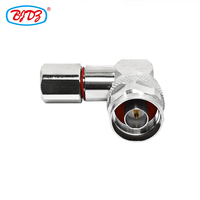 50Ohm N MALE 90 Degrees for LMR300 5D-FB RG6 Cable RF Connectors in Stock