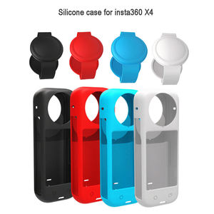 Étui de protection en silicone pour objectif d'appareil photo <span class=keywords><strong>Insta</strong></span> 360 One X4 avec lanière pour appareil photo Insta360 X4 360 - Product Image 2