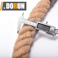 Attache de câble de corde de triceps de corde de chanvre, longueur de corde de 27 ou 36 pouces, attache de câble de Fitness de traction Ab