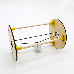 Kit de experimentos científicos de vapor, modelo mecánico de madera, juguete educativo para niños de 7 a 9 años, proyecto científico DIY, forma geométrica - Product Image 3