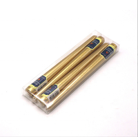 Vente en gros de bougies coniques de haute qualité, galvanoplastie multicolore or argent longue combustion non goutte à goutte