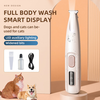 Tondeuses électriques de toilettage pour animaux de compagnie Tondeuse à pattes de chien LED Tondeuse à poils de précision pour chat et chien Tondeuse à poils d'animaux de compagnie