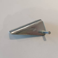 Pièces perforées de meubles de quincaillerie en acier inoxydable de haute qualité estampage de métal personnalisé coupe plaque de charnière de support zingué