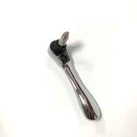 1/2 " Sürücülü Mini Ters Çevrilebilir Cırcır Kolu Soket Anahtar Seti, Bisiklet Tamiri için Plastik ve Metal Cep Boyutunda Kılıflı