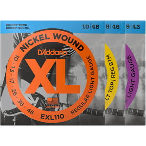 <span class=keywords><strong>Cordes</strong></span> <span class=keywords><strong>de</strong></span> <span class=keywords><strong>guitare</strong></span> <span class=keywords><strong>électrique</strong></span> D'Addario EXL120 110, lot <span class=keywords><strong>de</strong></span> 6 pour 09 010, <span class=keywords><strong>cordes</strong></span> rondes super légères - Product Image 3