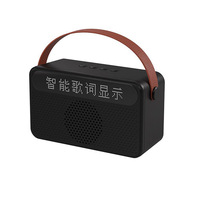 Haut-parleur portable compact avec affichage des paroles et subwoofer multifonctionnel
