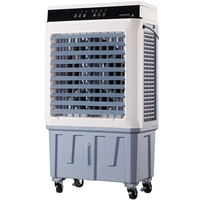 Refroidisseur d'air évaporatif portable 3 en 1 30L et ventilateur à eau 120W avec 3 vitesses pour usage extérieur et domestique