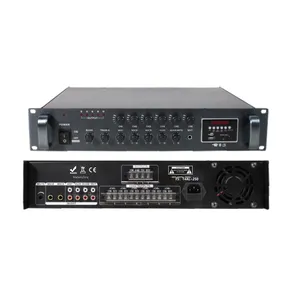 6 Kanaals Pa Versterker Treble Midden Bass Eq Fm Mobiele Eindversterker