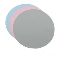 Tapis rond en silicone pour animaux de compagnie, tapis souple résistant aux salissures pour chien et chat, utilisation sur table