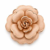 Broches de fermeture en métal doré, broches papillon en métal, finition laiton plaqué avec relief gaufré pour souvenirs et présentoirs de collection