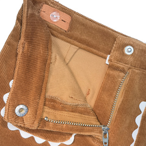 Ultimo Stile 2026 Set di <span class=keywords><strong>Abbigliamento</strong></span> per Ragazze in Velluto a Coste 100% Cotone Chic Autunno Inverno Manica Lunga Ecologico - Product Image 3