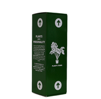 Boîtes d'expédition rigides personnalisées pour plantes vertes, avec laminage mat/brillant, recyclables