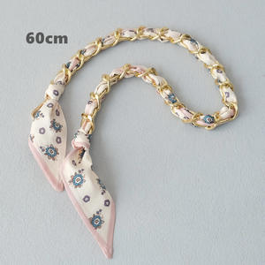 Borsa a <span class=keywords><strong>tracolla</strong></span> da 60cm con cinturino a catena in metallo sciarpe con ciondoli eleganti accessori Anti-perdita da donna <span class=keywords><strong>tracolla</strong></span> <span class=keywords><strong>per</strong></span> cellulare - Product Image 3