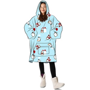 Sudadera con capucha tipo manta <span class=keywords><strong>de</strong></span> sherpa gruesa y extragrande <span class=keywords><strong>para</strong></span> mujer, ideal <span class=keywords><strong>para</strong></span> el invierno y el descanso - Product Image 5