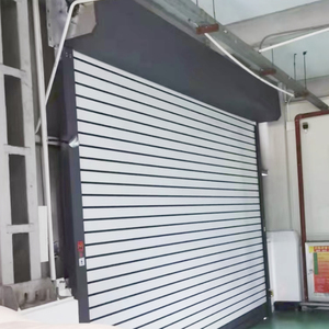 <span class=keywords><strong>Porte</strong></span> de garage <span class=keywords><strong>sectionnelle</strong></span> industrielle simple en alliage d'aluminium pour entrepôts, magasins, ateliers - Coupe-vent, isolante thermiquement, économie d'énergie - Product Image 1