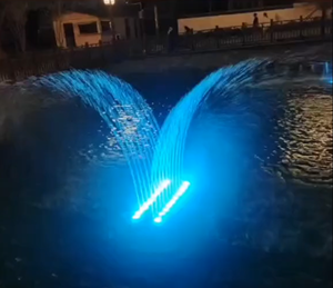 Fuente de agua de baile de columpio de gaviota de cubierta seca divertida e interactiva para plazas y jardines - Product Image 4