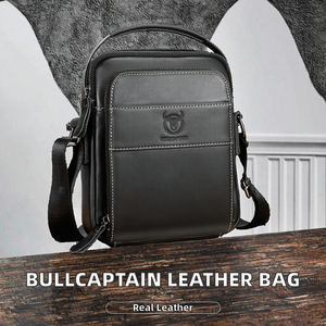 Sac à bandoulière/sac à main en cuir véritable pour homme, mode, antivol, léger, durable, grande capacité - Product Image 2