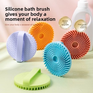 Brosses de nettoyage en forme de boule en silicone de qualité alimentaire, entièrement naturelles, pour le bain, la douche, les soins du corps et des cheveux - Product Image 5