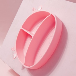 Série <span class=keywords><strong>Macaron</strong></span> Veau Extensible Mignon Design Hippopotame Assiette en <span class=keywords><strong>Silicone</strong></span> Vaisselle <span class=keywords><strong>pour</strong></span> Bébé Enfants Assiettes à Plateau en <span class=keywords><strong>Silicone</strong></span> Anti-chute - Product Image 6