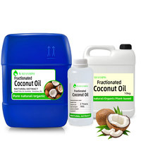 Huile de noix de coco fractionnée 100% naturelle et biologique, utilisée pour le massage, hydrate la peau et les cheveux