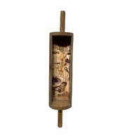 Vase en bois Art Déco « Mains Souvenues » pour la décoration intérieure – Design de table de haute qualité et respectueux de l'environnement