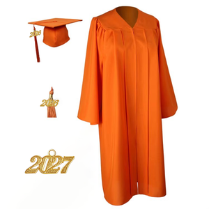 Ensemble de <span class=keywords><strong>Robe</strong></span> de Cérémonie Universitaire Unisexe en Polyester Tissé Personnalisé de Haute Qualité avec Toque et Étole Noire - Product Image 4