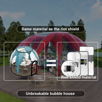 360 clair lumière intelligente hôtel bar club location PC Star Glamping Igloo dômes géodésiques bulle maison dôme tente