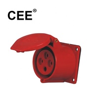 CEE IEC 3 pin soket perempuan soket steker industri fase tunggal 220v 16a