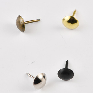 Clavos Decorativos de 11x16mm, Bronce Antiguo, Plata, Negro, Dorado, Cabeza Redonda, Clavos para Tapicería y Puertas, Punta Afilada, Uso en Interiores - Product Image 2