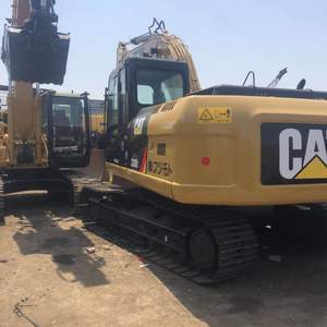 รถขุดตีนตะขาบไฮดรอลิก CAT 320D2 สีส้มเหลือง มือสอง สภาพเดิมจากญี่ปุ่น น้ำหนัก 20 ตัน ยี่ห้อแคตเตอร์พิลลาร์ ประหยัดน้ำมัน เหมาะสำหรับงานก่อสร้าง - Product Image 1