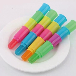 Nhà Máy Bán Hàng Trực Tiếp Trái Cây Đầy Màu Sắc Có Hương Vị Kẹo Cứng Vui Vẻ Ngón Tay <span class=keywords><strong>Lollipop</strong></span> Nhai Kẹo Cao Su Trong Hộp Bao Bì - Product Image 6