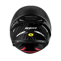 Casque de moto vintage pour la sécurité en conduite, casque de moto modulaire à double visière, casque intégral en fibre de carbone pour la course automobile
