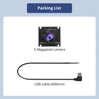 5 megapiksel USB geniş açılı kamera 160 ° FOV sürücü-ücretsiz ROS robotlar ahududu Pi ve Jetson kontrolörleri ile uyumlu
