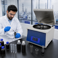 Centrífuga CENLEE DL5A para la Determinación de la Humedad en Petróleo Crudo, Centrífuga de Laboratorio para Pruebas de Petróleo, Analizador de Contenido de Agua, 4x100ml, 4000rpm