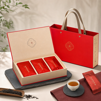 Boîte Cadeau de Luxe Vide pour Thé de Roche 250g, 30 Emplacements, Emballage en Papier pour Dahongpao Phoenix Dancong, Logo Personnalisé, Direct Usine