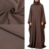 Tissu durable en sergé tissé teint en fil, 30 % polyester, 70 % coton, pour uniformes de bénévoles de mosquées saoudiennes