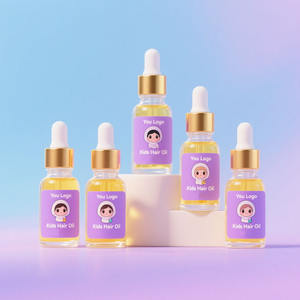 Aceite de cabello orgánico hidratante profundo natural con logotipo personalizado con Amla de oliva y vitamina E para el crecimiento del cabello de los niños - Product Image 2