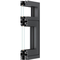 Fenêtres à battants et à bascule en aluminium Schomex avec verre double insonorisé et moustiquaire pour hôtels – Design moderne en gros