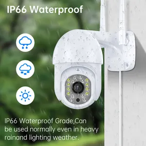 EDUP su geçirmez IP66 1080P açık Dome güvenlik gözetim kablosuz IP kamera WIFI PTZ ağ kamerası güvenlik ses ile