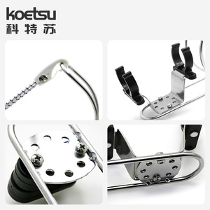 Koetsu Stainless Steel Life Ring Bracket Circular Marine Mount For Yachts And Boats - Product Image 5
