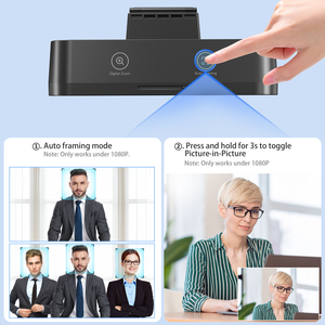 4K AI Auto <b>Framing</b> 8 Wide Dynamic Range Dual Mics USB Plug <b>Play</b> Camera Stock Video Conferencing Remote Work 4K Ultra HD Video 8. - Product Image 4