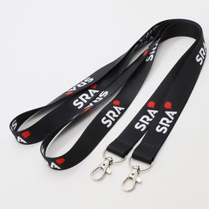 Wholesale Staff ID Card Holder Lanyard Keychain Custom Logo Business Promotional Gift Polyester Lanyards - Product Image 1