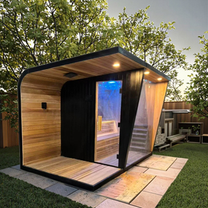 <span class=keywords><strong>Cabine</strong></span> <span class=keywords><strong>de</strong></span> <span class=keywords><strong>douche</strong></span> sauna extérieure démontable en kit, installation simple en DIY sans ouvriers professionnels - Product Image 5